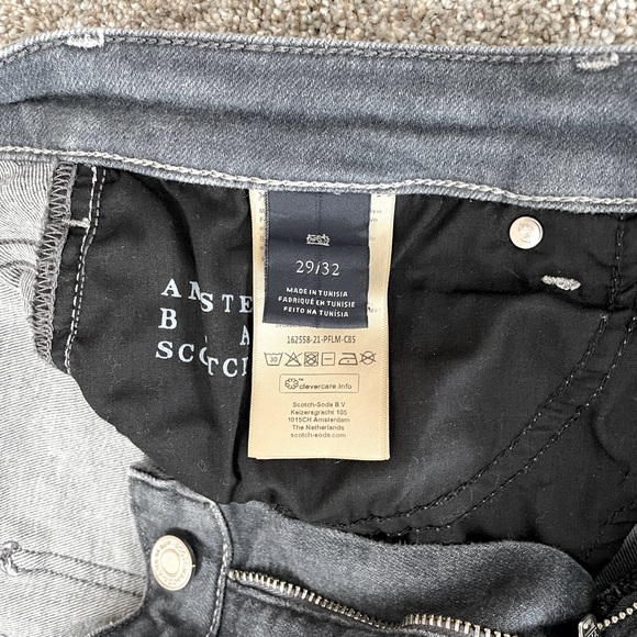 Maison Scotch & Soda Grey Haut High Rise Skinny Jeans - Picture 8 of 8